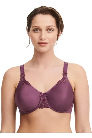 Chantelle Hedona Beugel BH - Blauw - Stevige kanten bh met goede ondersteuning - 85D