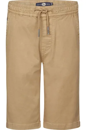 Petrol Industries Jongens Chino Short met Trekkoord Marco - Geel