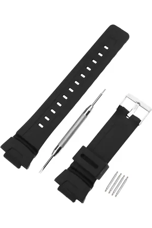 Merkloos Zwart Rubber Waterdicht Horlogebandje - Vervanging Horlogebandje Band - Compatibel met Casio GLX GA-200 GA-150 GA-201 GA-300