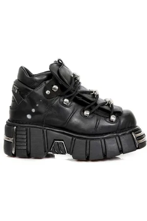 Merkloos New Rock Lage schoenen -41 Shoes- M-106-S1 /Zilverkleurig