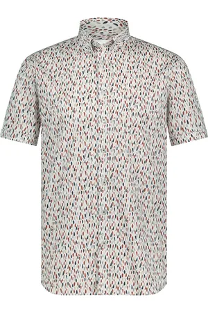 State of art Casual Overhemd Heren Korte Mouw