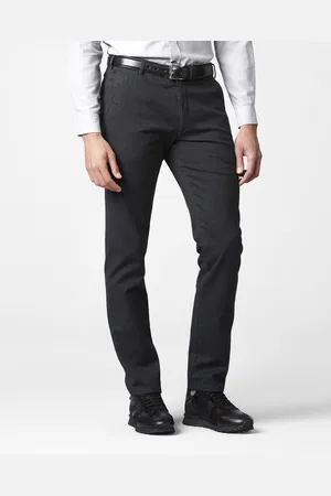 Meyer Chino Bonn Antraciet Melange