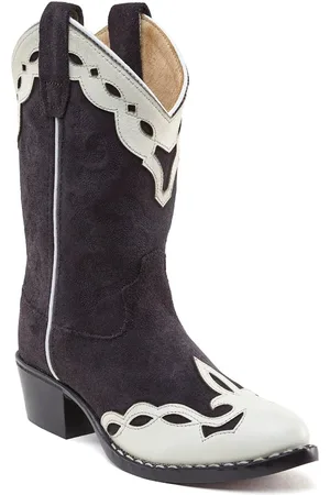 Bootstock Cowboylaarzen - Dames - Zwart/Wit