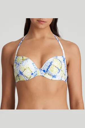 Marie Jo Swim Lundey Voorgevormde Bikini Top 1006316 Lime Snake - maat EU 70D / FR 85D