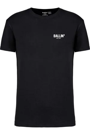 Merkloos Heren Tee SS met Ballin Est. 2013 Backprint Cross Shirt Print -
