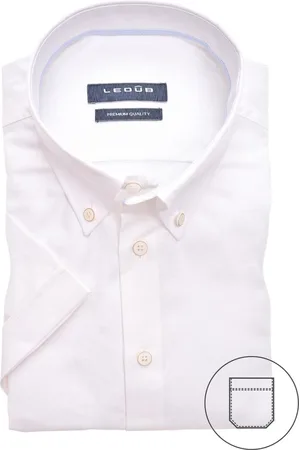 Ledub Overhemd korte mouw korte mouw button down