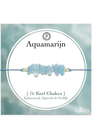 Bixorp Chakra Armband - Edelsteen Armband aan Koord - tot 22cm verstelbaar