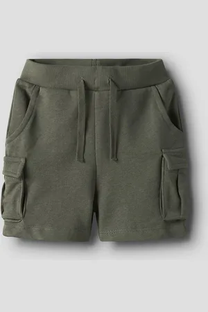 NAME IT Mini jongens short OLI Dusty Olive Regular Fit
