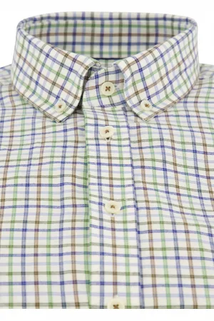 Giordano Regular Fit overhemd geruit casual katoen
