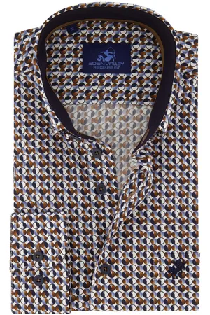 Eden Valley Casual overhemd Regular Fit borstzak