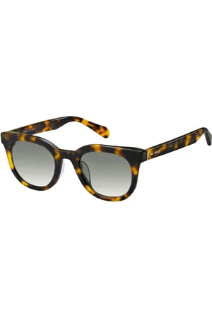 Fossil Zonnebril Fos2097/s Dames Bruin Havana/groen