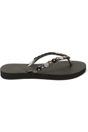 Lazamani Mallorca Beach Dames Slippers Black