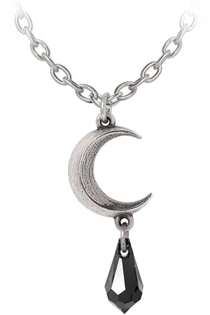 Alchemy Tears of the Moon - Black Ketting - Zilverkleurig/Zwart