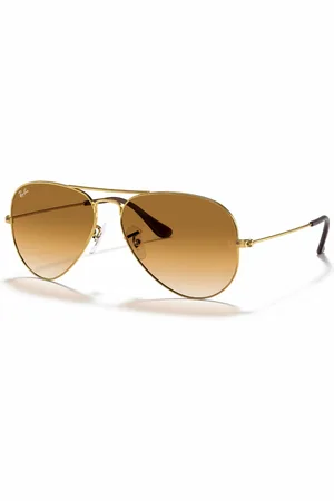 Ray-Ban RB3025 001/51 Aviator Unisex Zonnebril - Goud/Lichtbruin