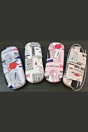 Merkloos Brillenkoker Hard Case – London – no. - 16 x 6 x 4 cm – Brillendoos