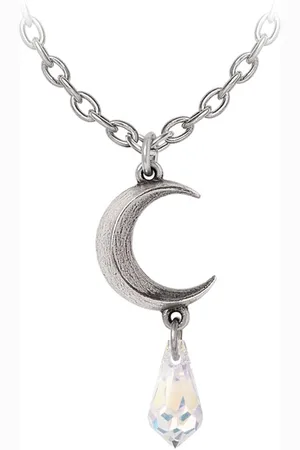 Alchemy Tears of the Moon - Crystal Ketting - Zilverkleurig/Transparant