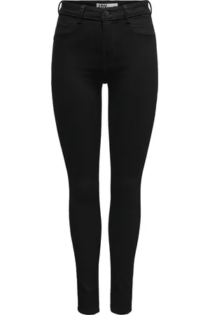 JDY VEGA HIGH PUSH-UP SK BLK DNM NOOS