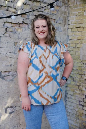 ONLY CARROWA LIFE SL LACE TOP AOP - Meisjes - Blouses