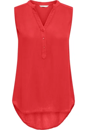 ONLY CARJETTE LIFE S/L TOP WVN NOOS - Dames - Tops