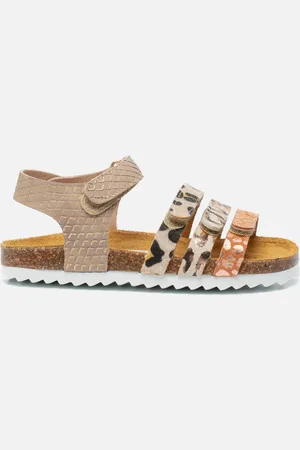 Develab Slimfit sandalen taupe