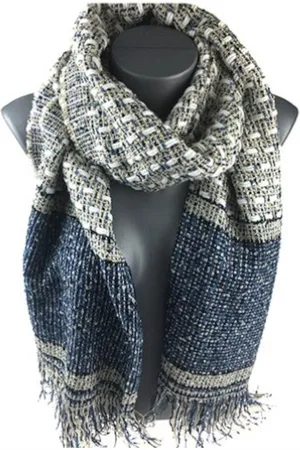 Jordan Winter Sjaal – Zacht en warm breisel - 180x60 cm - Unisex - /Creme