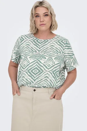 ONLY CARVICA LIFE SS TOP WVN NOOS - Dames - Blouses