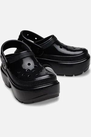Crocs Stomp High Shine Clog Black