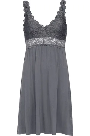 by Louise Slipdress Dames Nachthemd Met Kant