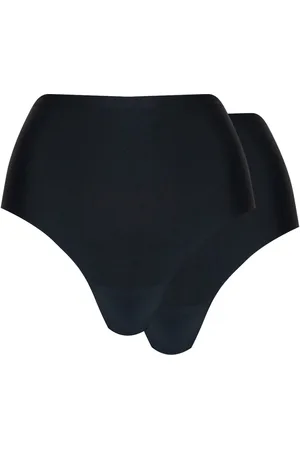 MAGIC Bodyfashion Dream Invisibles Hi-Thong (2-Pack) Black Dames