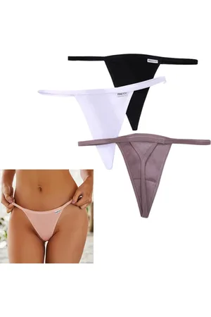 Merkloos Luxe Dames String - 3 Pack - Dames Lingerie / Ondergoed Set