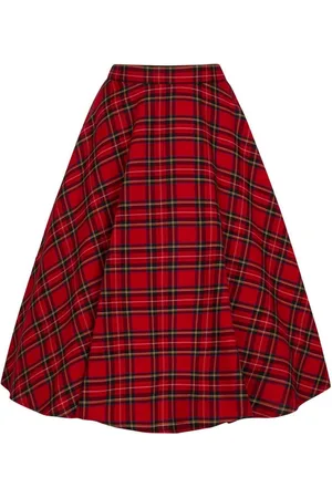 Hell Bunny Irvine Skirt Medium-lengte rok L Dames