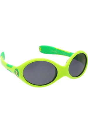 Merkloos Premium Baby Zonnebril – 100% UV-bescherming, Gepolariseerd, Lotus Effect, Onverwoestbaar Speciaal Rubber, 22g voor Jongens en Meisjes 0–2 Jaar | Groen