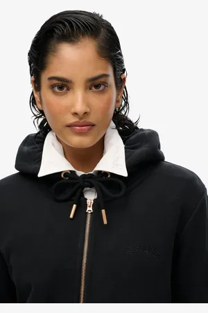 Superdry Essential Logo hoodie met rits - Dames - Hoodies