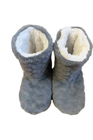 Merkloos Pantoffels dames - fluffy huissloffen - - maat 41 / 42