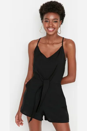 Trendyol Vrouwen Spaghettibandjes Ronde hals Jumpsuit