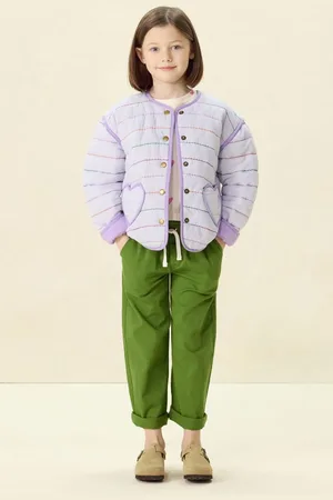 Sissy-Boy Lichtpaarse padded jack met opgestikte zakken