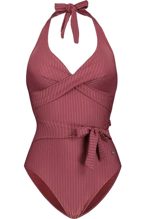 Beachlife Dark Rose overslag badpak - dames