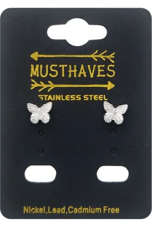 The Musthaves S. Steel Studs 0.8cm Butterfly