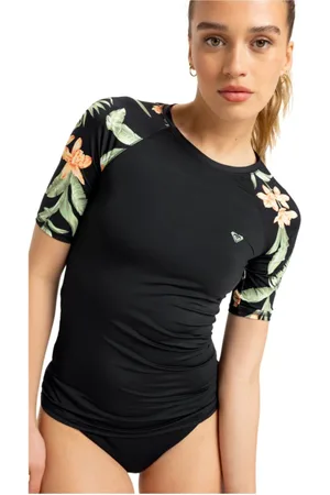 Roxy Short Sleeve Lycra Print