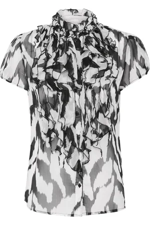 Saint Tropez LiljaSZ Crinkle SS Shirt Dames Blouse