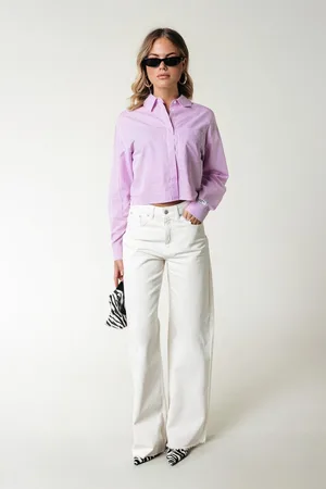 Colourful rebel Aliya Stripe Boxy Blouse Blouses Dames -