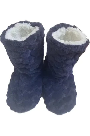 Merkloos Pantoffels dames - fluffy huissloffen - - maat 41 / 42
