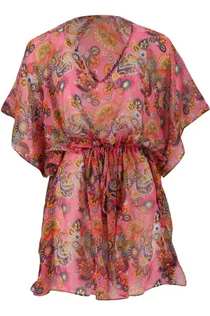 sarlini Overtop Dames Beach Zomerjurkje Multi/Pink