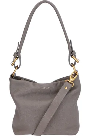 LOULOU Medium Schoudertas / Crossbodytas - Dames - Leer - Robuste - Gestreept