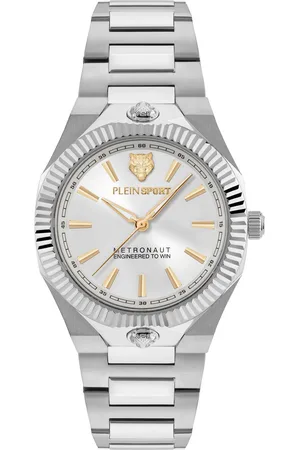 Philipp Plein Metronaut 36 Mm Quartz Analoog Horloge Zilveren Toon Case: 100% Stainless Steel | Armband: 100% Stainless Steel 36 PSDGA0325, PSDGA0525, PSDGA0625