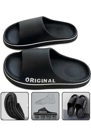Merkloos Slippers Heren - Herenschoenen Zomer - Lichtgewicht & Antislip - EVA Materiaal - Platform Ontwerp - Duurzaam & Comfortabel - Modieus Voor Strand & Thuis