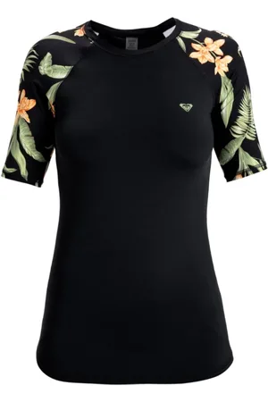Roxy Short Sleeve Lycra Print