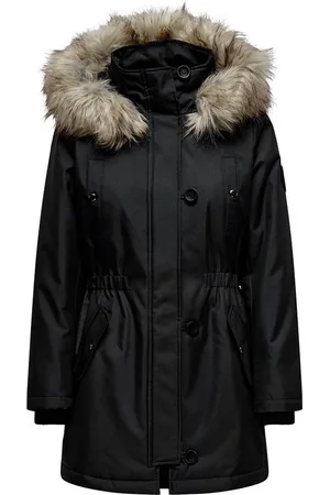 ONLY Jas Onliris Fur Winter Parka Cc 2023 Ot 15304625 Black Dames