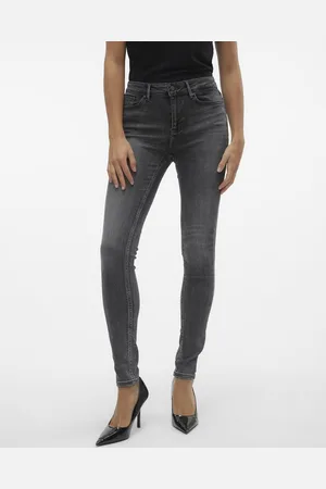 VERO MODA Jeans Vmflash Mr Skinny Jeans Li213 Ga No 10298723 Medium Grey Denim Dames