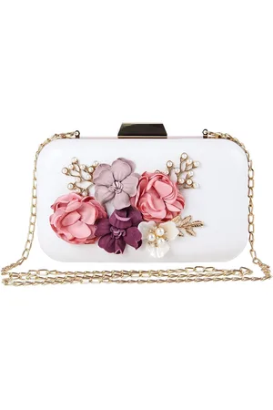 Merkloos Vrouwen Clutch Bag Bloem Avondtas Handtas Clutch